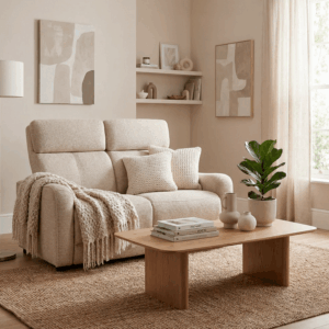 SOFÁ 2 PLAZAS PILOT FIJO BEIGE